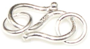 HOODANCOS 5stücke Silberkette s Verschluss Armbandverschluss S-haken Ring Schmuck Accessoire S-haken Verschluss Armbandhaken Schmuck Silber s Haken