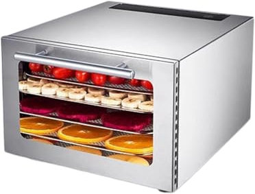 Desidratadoras de Alimentos Pequeña 304 Acero Inoxidable, Ahorro de Energía, Circulación de aire Caliente, Secado de Frutas, Carne, Pescado, Hierbas, Verduras 220V/50Hz(5 floors)