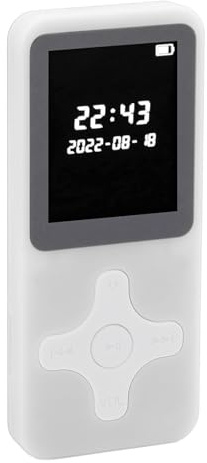Lecteur MP3 avec 5.0, Mini Lecteur de Musique avec écran LCD de 1,77 Pouces, Lecteur de Musique Numérique HiFi Haut-Parleur HD intégré, Radio FM, (sans Carte mémoire)