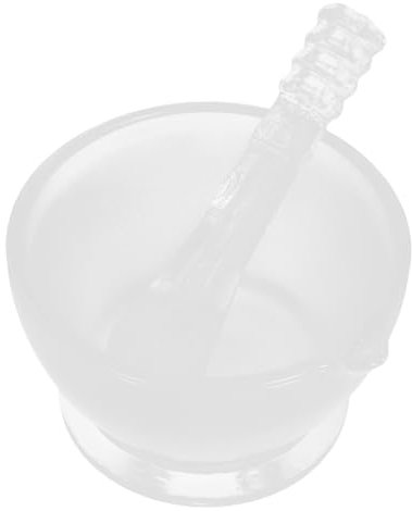 Operitacx Mortero De Mano Para Moler Vidrio Mortero De Vidrio Manual Para Triturar Pintura Para Arte y Manualidades El Hogar