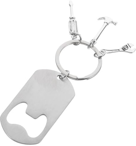 TOPBATHY Beer Opener Keychain Keyring Metal Decorative Opener Practical Tool for Home Party