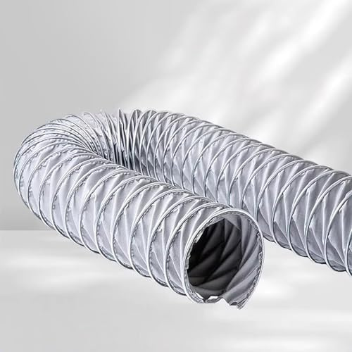 Tubo Cappa Cucina Tubo flessibile di sfiato dell'essiccatore per condotti in alluminio non isolati, condotto dell'aria per impieghi gravosi per tubo del ventilatore del condotto, tubo di scarico(200cm