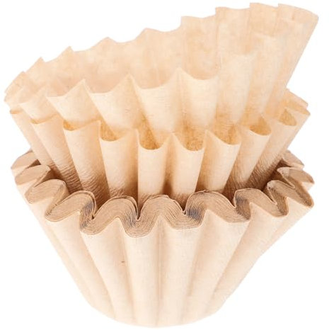 CIYODO 50piezas Papel De Filtro Forma De Pastel Filtros De Goteo Manual Para Cocina Casera Unidades Para Uso Diario