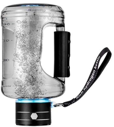 MCAOAL Générateur de bouteille d'eau à hydrogène - Bouteille d'eau ionique - Amélioration de la qualité de l'eau - Rechargeable - 1 5 l - Grande bouteille d'eau hydrogène