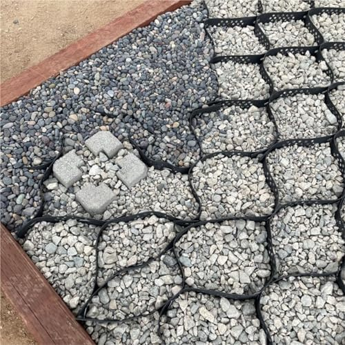 geogriglie Griglia Permeabile Dello Stabilizzatore Della Ghiaia, Griglia Del Terreno Del Geo Tagliabile A Nido D'ape, Kit Della Griglia Del Driveway 'erba Per Il Passaggio(L 1M,W 300CM)
