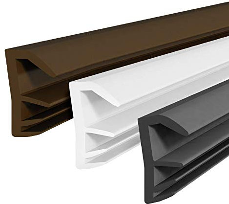 DQ-PP SFD-14 Joint de Porte en Caoutchouc TPE, Noir, 5 m - Pour Fenêtre, Porte en Bois et Feuillure