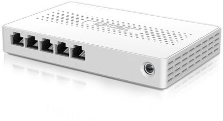 Tenda Ethernet Switch 2.5 Gigabit 5 Porte Switch di Rete LAN(Plug & Play, Unmanaged, Funzionamento silenzioso, Scocca in Plastica, Ideale per NAS 2.5G, Server, AP WiFi 6/7, Computer) (SE105)
