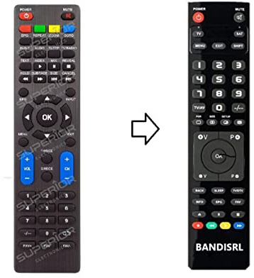Telecomando compatibile per Nordmende ND32N2400S, ND32N3100S