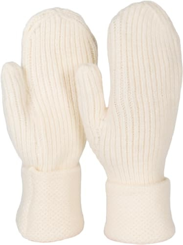 styleBREAKER Damen Fausthandschuhe Perlrippen | Elastischer Handwärmer ohne Daumen, doppelter Bund gegen Kälte, Einheitsgröße passend für 16-21 cm Handumfang, warm.