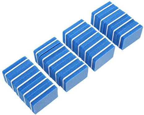 POPETPOP 50 Pcs Lima De Esponja Para Uñas Tampón De Manicura Pulidor De Uñas Esponja Abrillantadora De Uñas Bloque De Uñas Bloque Amortiguador De Uñas Clavo Mini Alta Goma Eva Cubos De Tofu