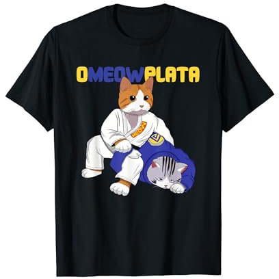 Üben Sie Omoplata wie eine Katze Jiu Jitsu Master T-Shirt