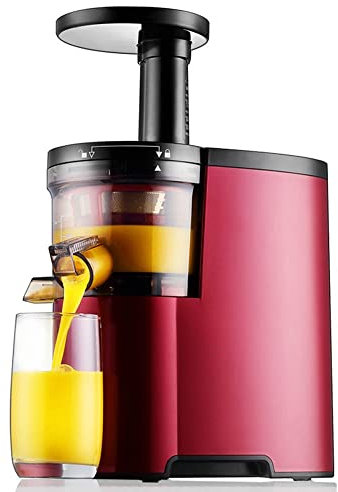 CRBUDY Extracteur de jus à Mastication Lente à Large goulotte Presse-Agrumes Vertical à Froid avec Moteur Silencieux et Fonction Inverse pour jus de Fruits et légumes Riches en nutriments