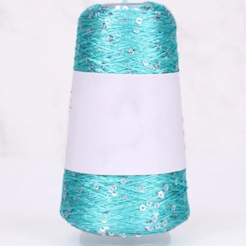 100g Pailletten stich Garn linie Garne Hand häkel fäden Parfter Strick pullover Kleidung Gewinde Pailletten für Handarbeiten 20