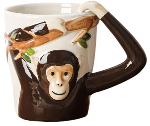 Cabilock Taza de cerámica de dibujos animados, taza de café, taza de agua, vasos de café, vasos de agua, exquisita taza de leche, taza de té, taza de café con leche, taza de cerámica, taza de oficina,