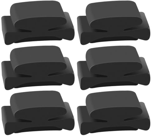 Tiardey 6 Pcs Rubber Guitar Headstock Pick Holder Pickholder for Guitar Bass UkuleleConvenient Storage for Thinned Picks