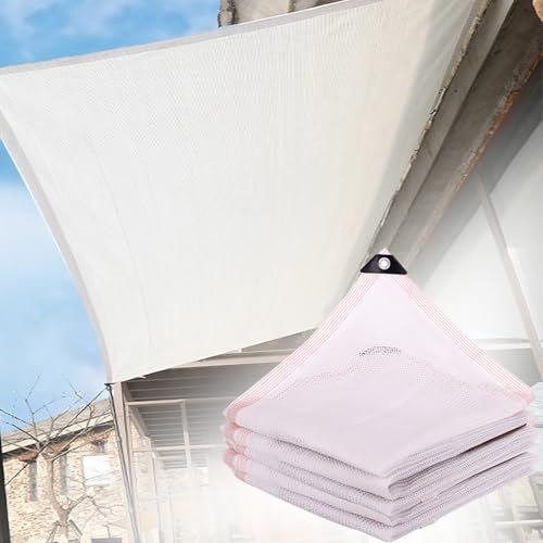 HFDASUENT Malla de Sombra Valla de Privacidad,Red de Sombra con Ojales para Invernadero Toldo para jardín,50% protección UV, para Patio terraza, Plantas, gallinero (1x2m)