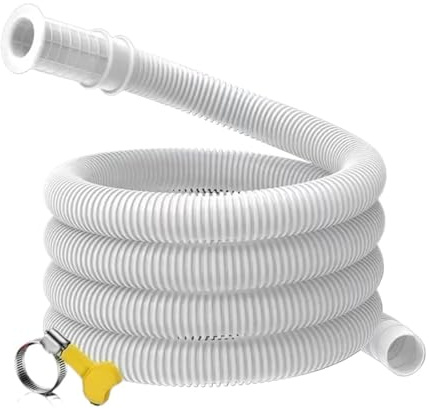 1-5M Washing Machine Draining Hose Thickened Plastic Tube Pipe Extension Drainpipe for Air Conditioner Kitchen Faucet Accessory(1.5m)