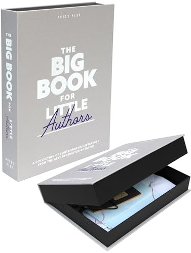 Suck UK Álbum de cuentos para niños, libro grande para pequeños autores, decoración de mesa de café, libro de escritura para niños, almacenamiento de poesía infantil, diario de escritura creativa