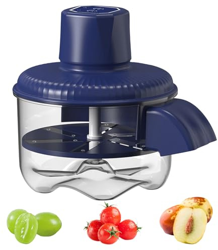 Qutalmi Máquina Eléctrica Para Pelar Frutas - Pelador Automático Multifuncional | Máquina Para Pelar Ajo | Para Cocina Comercial Ensalada Verdura Piel De Patata Tomate Alimento