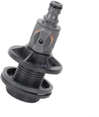 Conector rápido de válvula de tanque, boquilla de válvula recta 3/4, repuesto de accesorio de conexión rápida para fontanería de cisterna de tanque de agua