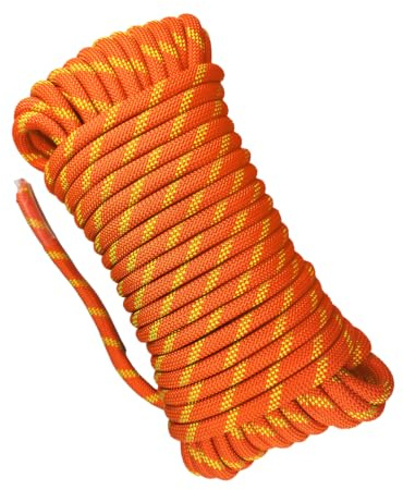 HUYEZybflt 12mm 30m Corde Statique certifiée UIAA Sauvetage Alpinisme