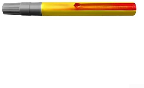 Zeroupshop Lackreparaturstift für iPhone 17 Pro Max – Präzisionsapplikator für Kantenkratzer, 16 x 6 x 2 cm Ausbesserungsstift in 4 Farben (Silber)