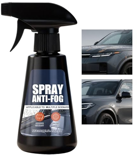 Limpiador de parabrisas antivaho – Agente antilluvia, desengrasante espejo, protección transparente | Limpieza de cristales de camión coche exterior diario invierno mañana autopista garaje carretera