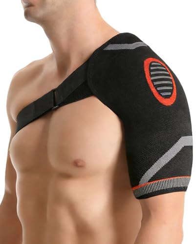 Rudfovn Shoulder Support Brace for Men Women, Rotator Cuff Shoulder Support | Adjustable shoulder compression sleeve for joint dislocation,injury