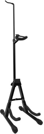 Rayzm Geigenständer mit Bogenbügel, Robuster Klappständer aus Metall für Violine/Mandoline/Ukulele, Einfache Installation