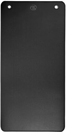 Fitness Mad Club Aerobic Exercise Mat with Eyelets | Studio Quality Vinyl Ant-Slip Fitness Mat | Multipurpose for All Sports | 2 Colours, 100cm x 50cm x 9.5mm