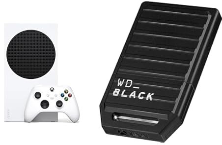 Xbox Series S 512GB + WD_BLACK C50 1 TB Expansion Card, an Official Licensed storage expansion card for Xbox S
