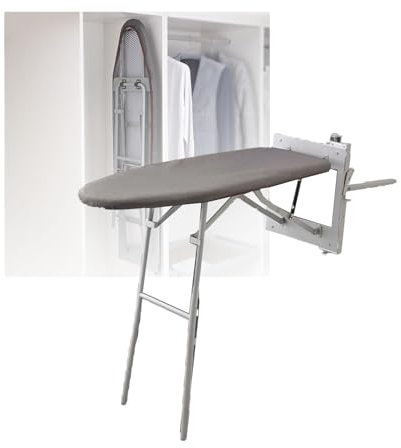 GCGC Tabla De Planchar Montada En La Pared,Tabla De Planchar Oculta De Montaje Lateral,Tabla De Planchar Plegable Elevadora For Ahorrar Espacio,para Guardarropa, Hogar, Guardarropa, Apartamento