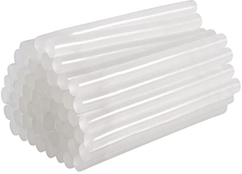 NAMYEUT 200 Stück 100 x 7mm Heißklebestifte Klar, Klebesticks Heißkleber, Heißklebepistole Sticks, Heißklebesticks 7mm Heißklebestift für DIY Bastelprojekte Reparieren Dekorieren