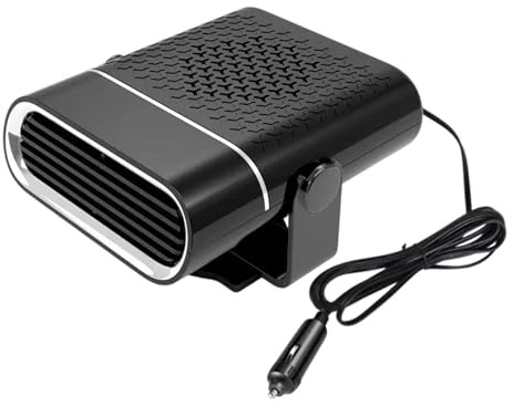 Générique Mini de Voiture 12 V 24 V – soufflant Universel pour Pare-Brise, dégivrage, déshumidification, dégagement de Chaleur, Appareil Portable Compact | Utilisation hivernale à l
