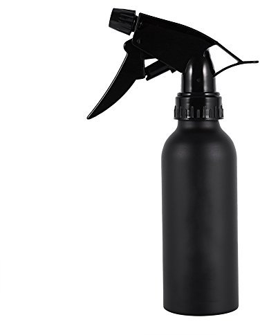 Gourde en spray pour coiffure, fleurs, plante, vaporisateur d'eau, pour salon de coiffure (200 ml - noir)