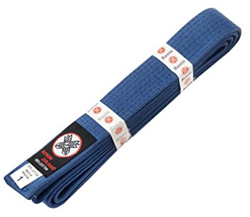 Ronin Brand Martial Arts Uniform Solid Colored Rank Belt – Wht, Yellow, Green, Org, Blue, Pur, Red, Brn, & Blk