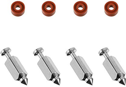 Kit de Siège D'aiguille de Valve de Carburateur Valve à Pointeau de Flotteur pour 398188 Moteur Tondeuse à Gazon