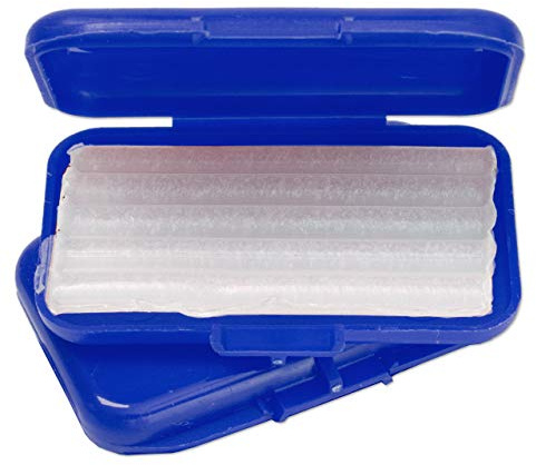 2 x Scented Dental Wax ~ 2 Boxes of 5 Strips for Orthodontic Braces (Blueberry)