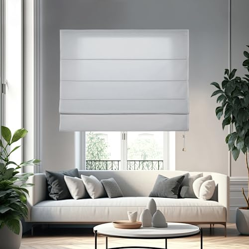 STOR PLANET | Tende a Pacchetto Per Finestra con Aste, Tende Soggiorno, Salotto, Camera da Letto, Cucina. Tende Transparenti per Interni: Finestra e Porta | Con Aste Grigio, 150x250cm