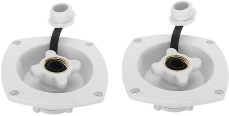 SOLUSTRE 2stücke Wasser Einfüllstutzen Für Wohnmobile Und Boote Wasserdichter Wasserzulauf Mit Sicherer Abdichtung Konstruktion Für Langlebige Nutzung Design Für Stilvolle Rvs Und