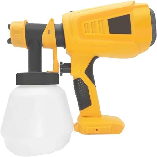 Pistola a Spruzzo Airless Pistola a spruzzo per Vernice addensata, spruzzatore Elettrico Professionale, spruzzatore per Vernice Senza Fili a Batteria
