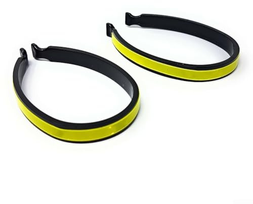 Lot de 2 pinces légères pour pantalon de vélo pour vélo en toute sécurité, accessoires de fixation de cheville pour tous les âges