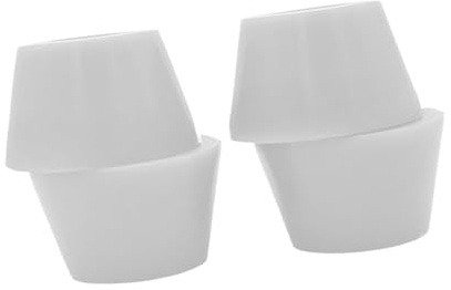 Sharplace Kit de réparation de 4 bushings pour Trucks de Skateboard et Longboard : Stable, performant, Souple et Portable, Blanc