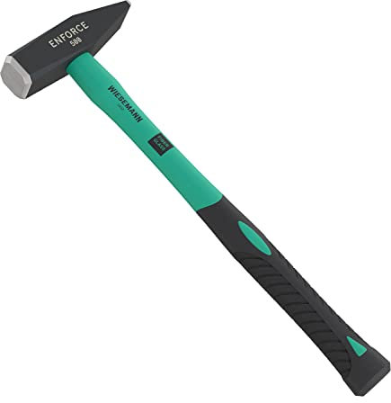 Large locksmith's Hammer 500 Grams with 2K fibreglass Handle from The Enforce Series by WIESEMANN 1893 I Hammer Head Forged & inductively Hardened I 80447