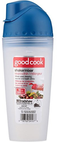 2 pack Good Cook Dressing and Smoothie Shaker and Mixer Blue2