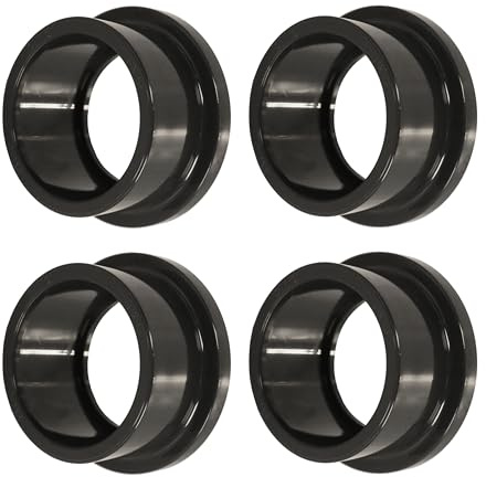 HAF 4X PVC Fittings Bundbuchse mit 50mm | Klebemuffe x Flansch | Ersatzteil aus grauem PVC-U | PN16 für Kugelhahn, Rückschlagventil, Poolfitting, Poolverrohrung, Druckleitung, Rohrleitung & Teich