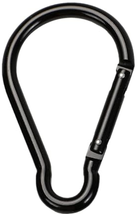 Aluminium-Karabiner-Clip, großer Karabiner-Schlüsselanhänger, Karabiner-Clip, tragbarer Rucksack-Schlüsselanhänger-Clip, nicht verriegelnder Karabiner, Kürbis-Karabiner,