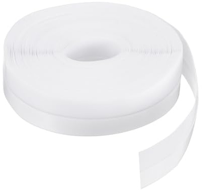 Kvartsman väder remsa dörr tätning 25 mm silikon tätning remsor för dörr drag stopp lim band fönster hus dusch glas luckor längd 8 m vit
