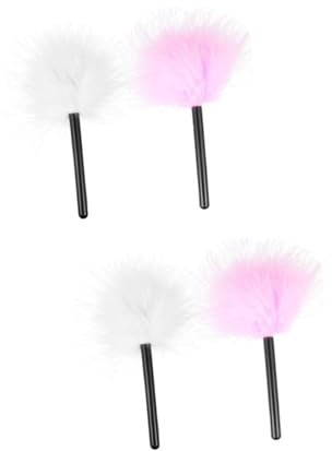MERRYHAPY 4stücke Flauschige Makeup-puderquasten Für Lose Puder Kosmetische Gesichts-puderquasten Und Wiederverwendbar Und Hautfreundlich Für Grundierung Und Körperpuder