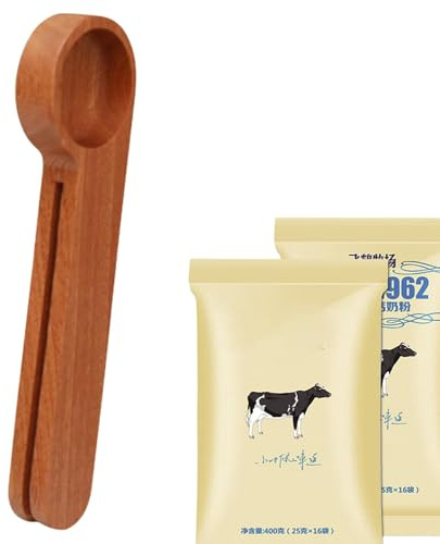Cuchara de madera para medir té, cucharas medidoras de madera para té y café, cuchara medidora de café con mango de madera para conservación de alimentos